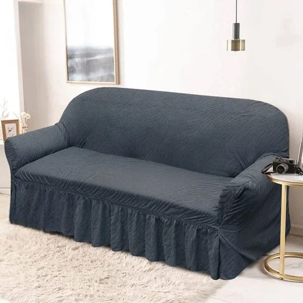 Zebra Velvet Sofa Covers –Grey