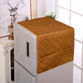 Ultrasonic Quilted Fridge Cover with Side Pockets- Copper color