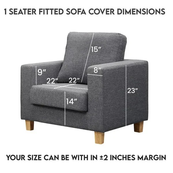 Premium Quality Bubble Sofa Covers-Blue