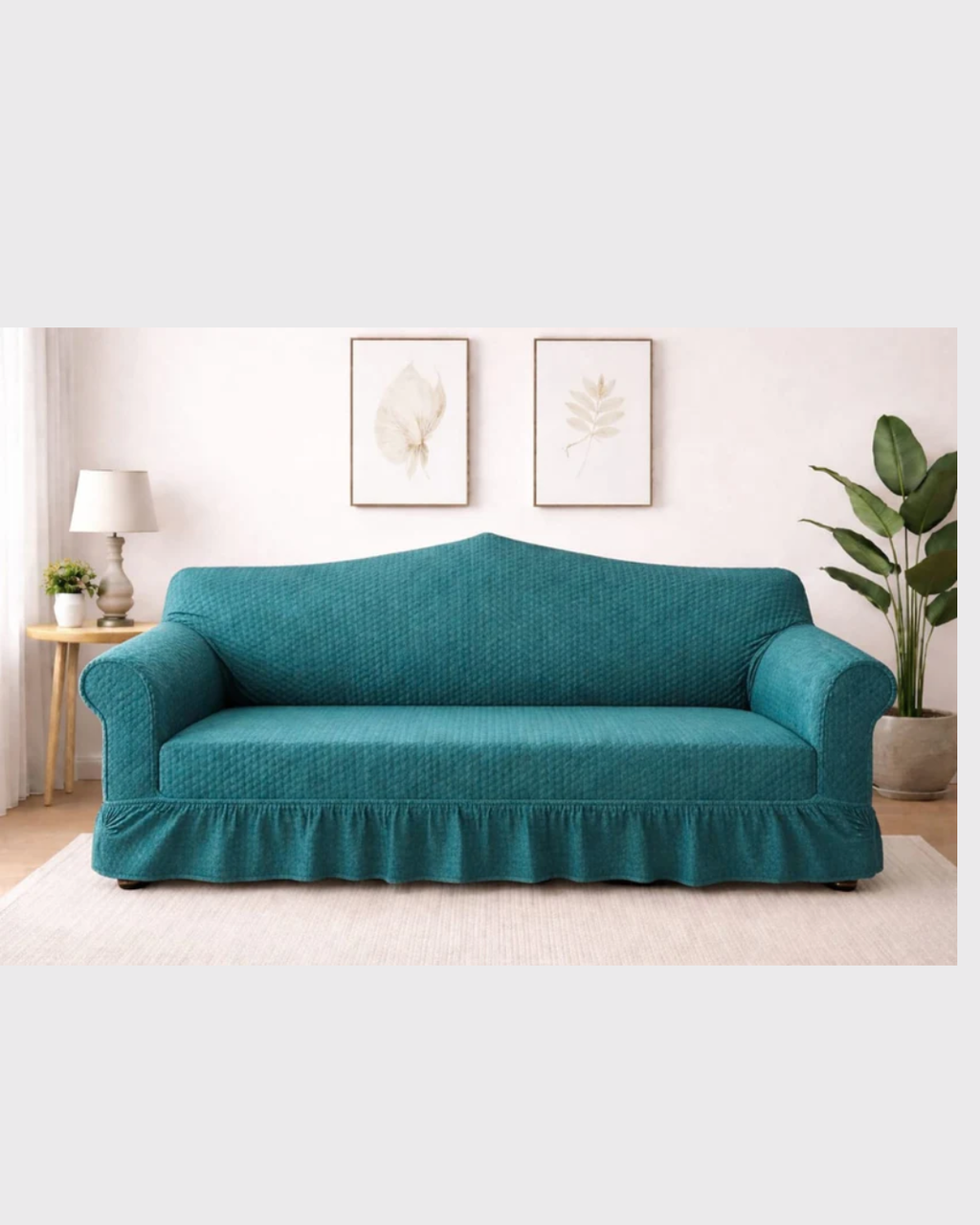Butterfly Sofa Cover  Premium Quality | Hoorab Collection| Zink color