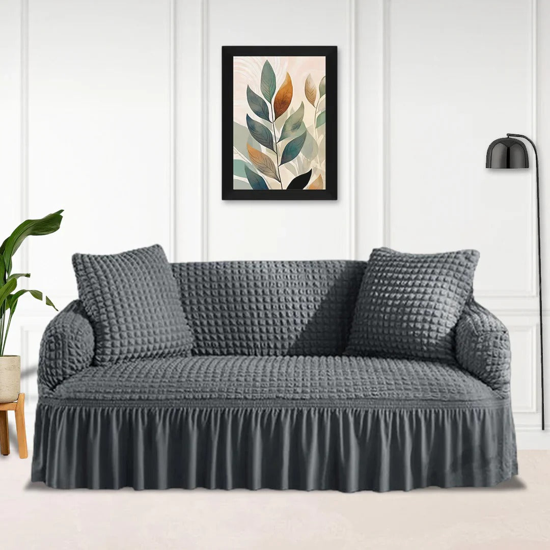 Premium Quality Bubble Sofa Covers-Grey