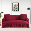 Premium Quality Bubble Sofa Covers-Maroon