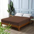 Premium Waterproof Mattress Cover – Terry Cotton Soft, Breathable & Spill-Proof | HOORAB COLLECTION| Dark Brown