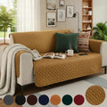 Ultrasonic Quilted sofa covers-Golden