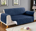 Ultrasonic Quilted sofa covers-Blue