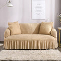 Premium Quality Bubble Sofa Covers-Golden color