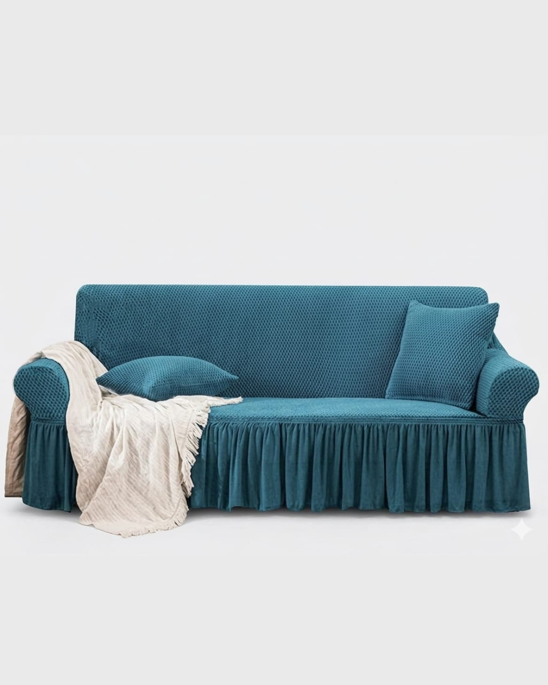Premium Turkish Sofa Covers  Elegant, Stretchable & Washable Protection-Zink